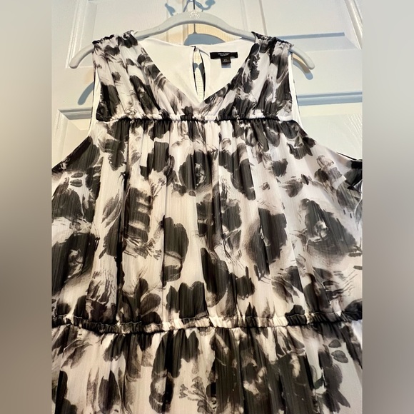 Simply Vera - Vera Wang - dress - black white floral - size XL - Picture 4 of 9